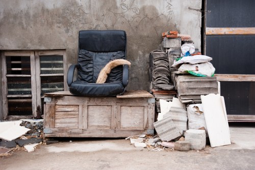 Organized garage space after clearance