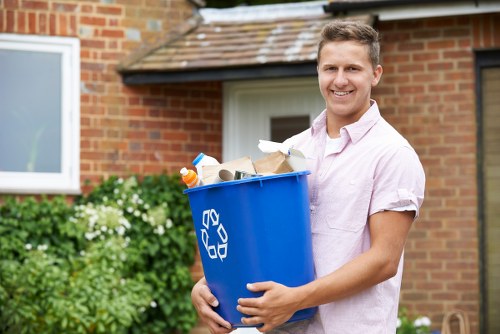 Eco-friendly disposal during garage clearance